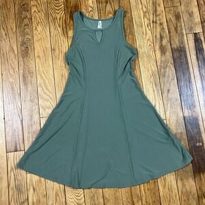 Mudd Olive Green A-Line Keyhole Neck Sleeveless Dress‎ Size S
